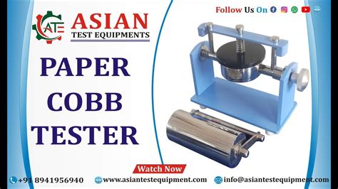 blotting paper for cobb test|cobb tester for paper.